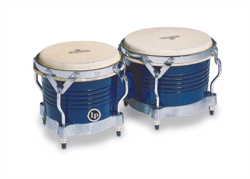 LP Latin Percussion Bongos Matador Wood Blue M201-BLWC