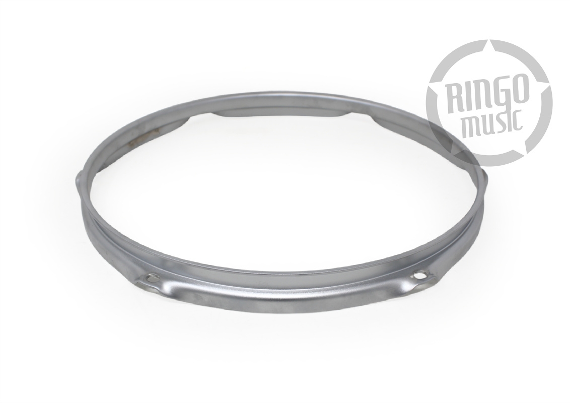 Peace cerchio 12″ con 6 fori colore alluminio tripla flangia da 2.3mm